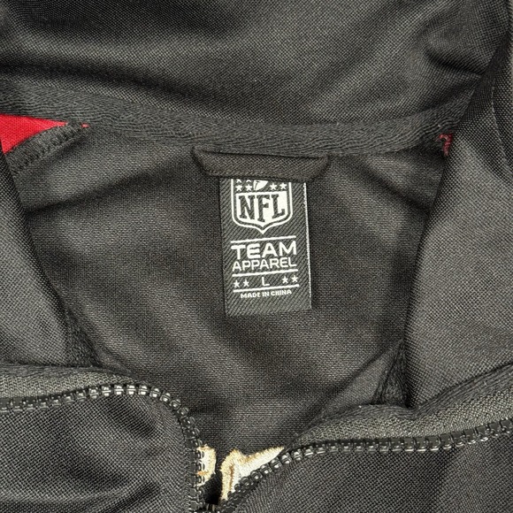 San Francisco 49ers Track NFL Team Apparel Zip Up Jacket Large - Picture 4 of 8